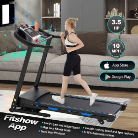 Treadmills for Home, Electric Treadmill with Automatic Incline, Foldable 3.5HP Workout Running Machine Walking Treadmills for Home, Electric Treadmill with Automatic Incline, Foldable 3.5HP Workout Running Machine Walking